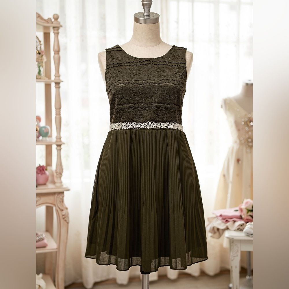Monteau black junior girls sz 16 formal dress